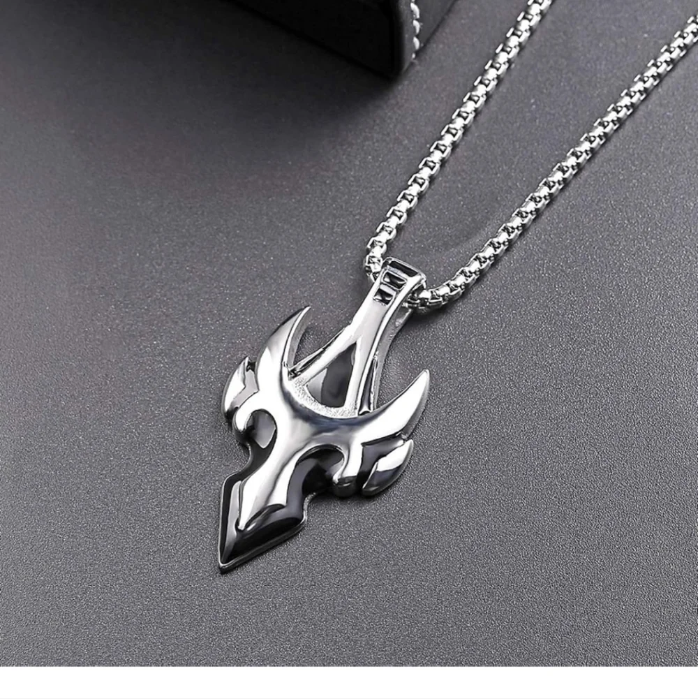 Silver Pendant Necklace for Men